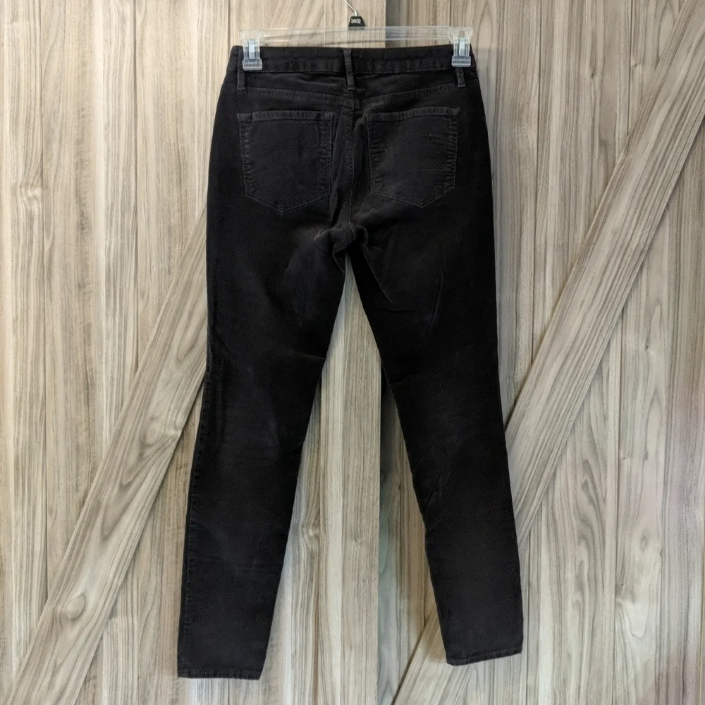Loft Curvy Skinny Women's Size 0 Corduroy Pants - Dark Gray